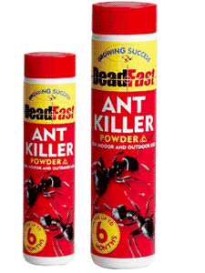illustration of DeadFast Ant Killer Powder Pallet Display