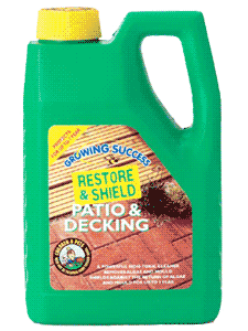 illustration of Restore and Shield Patio and Decking cleaner